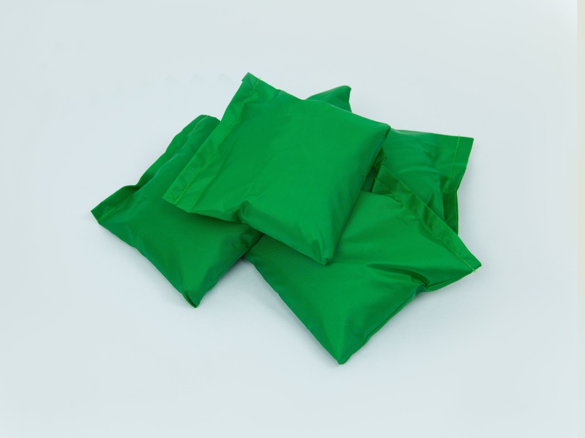 Мешочек для метания с песком 250 грамм (зеленый)