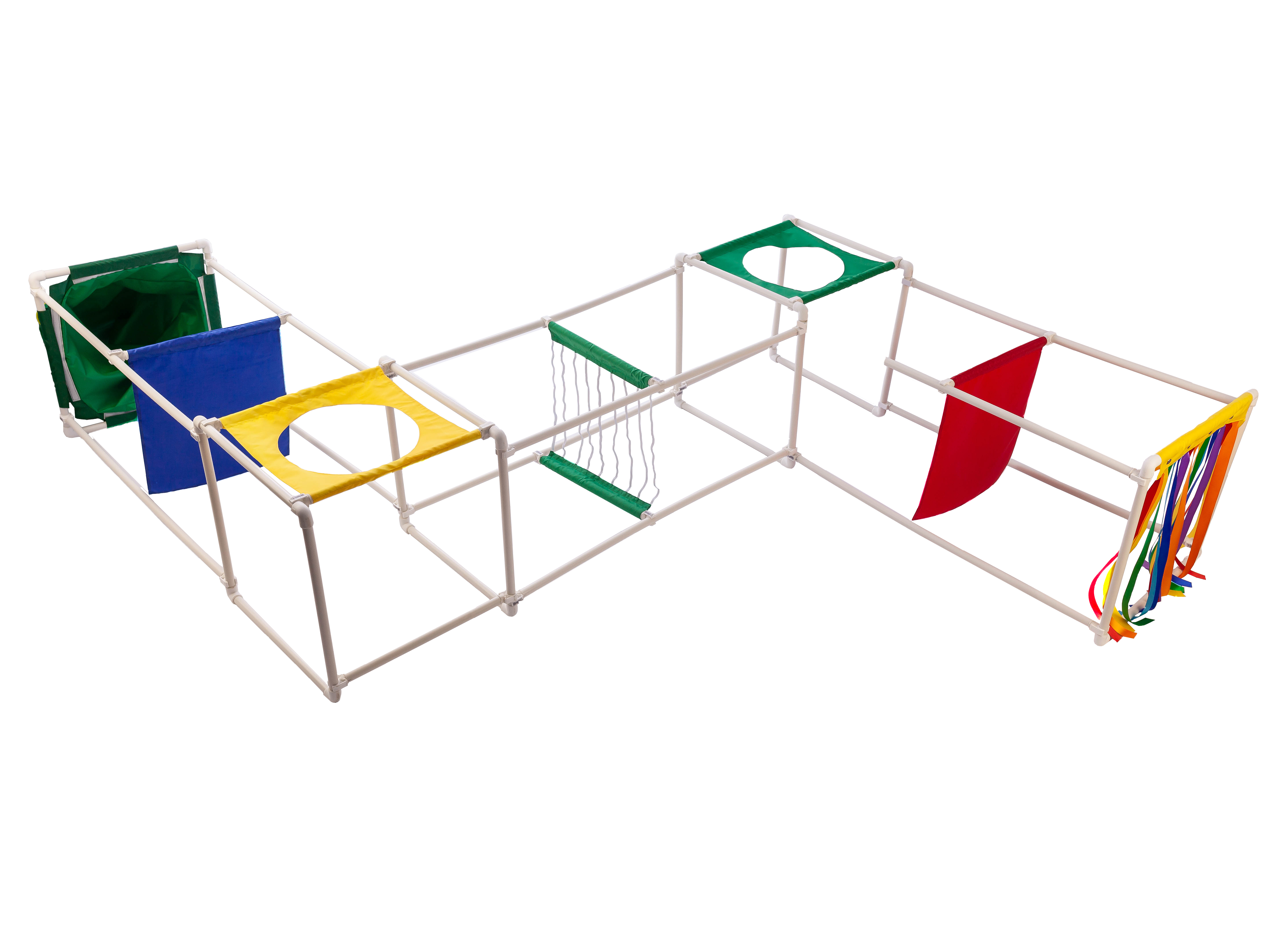 Лабиринт.Трансформируемый напольный комплекс для подлезания, перелезания, перешагивания