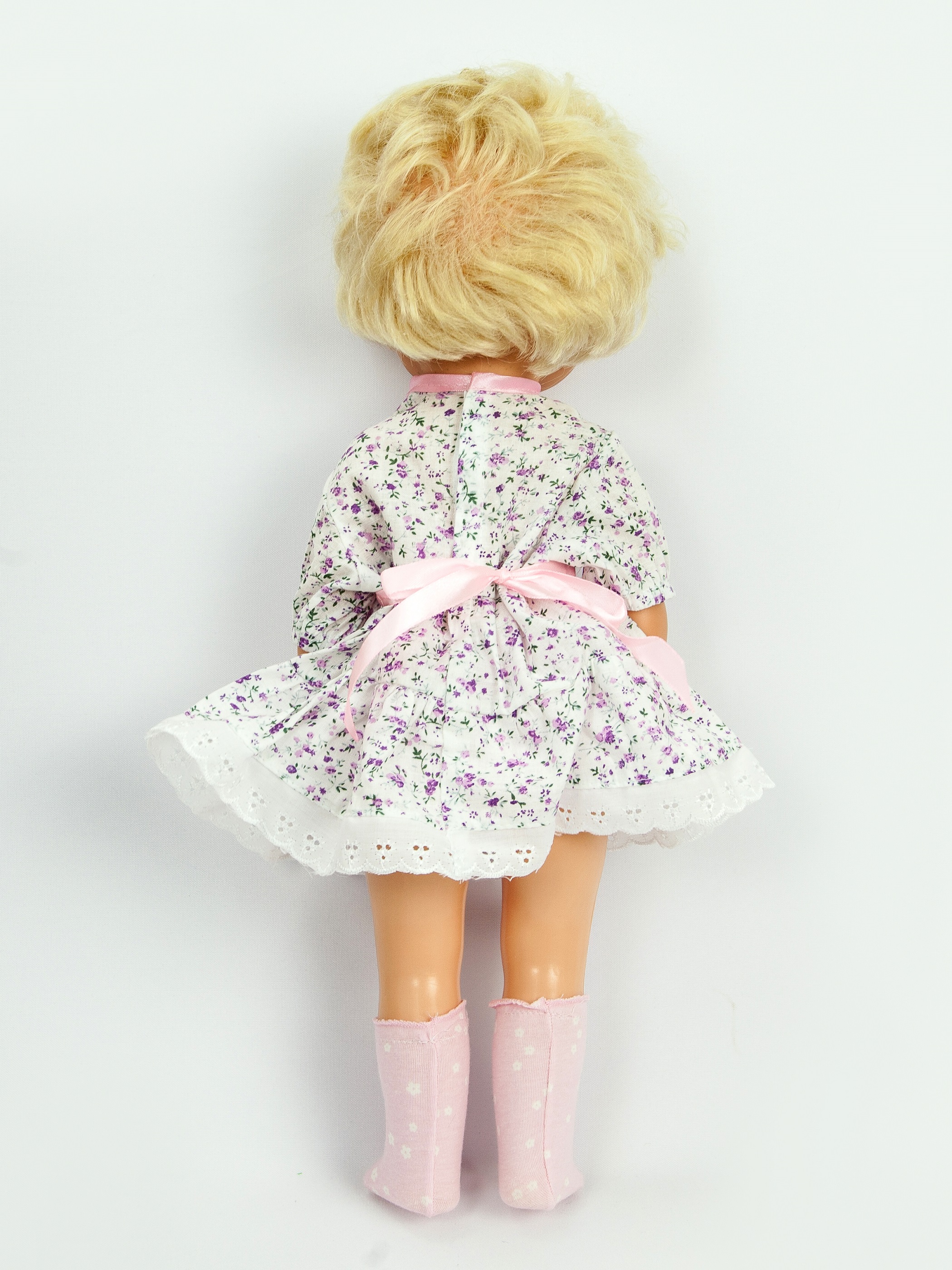 Платье с 2-х ярусной юбкой с пуговкой