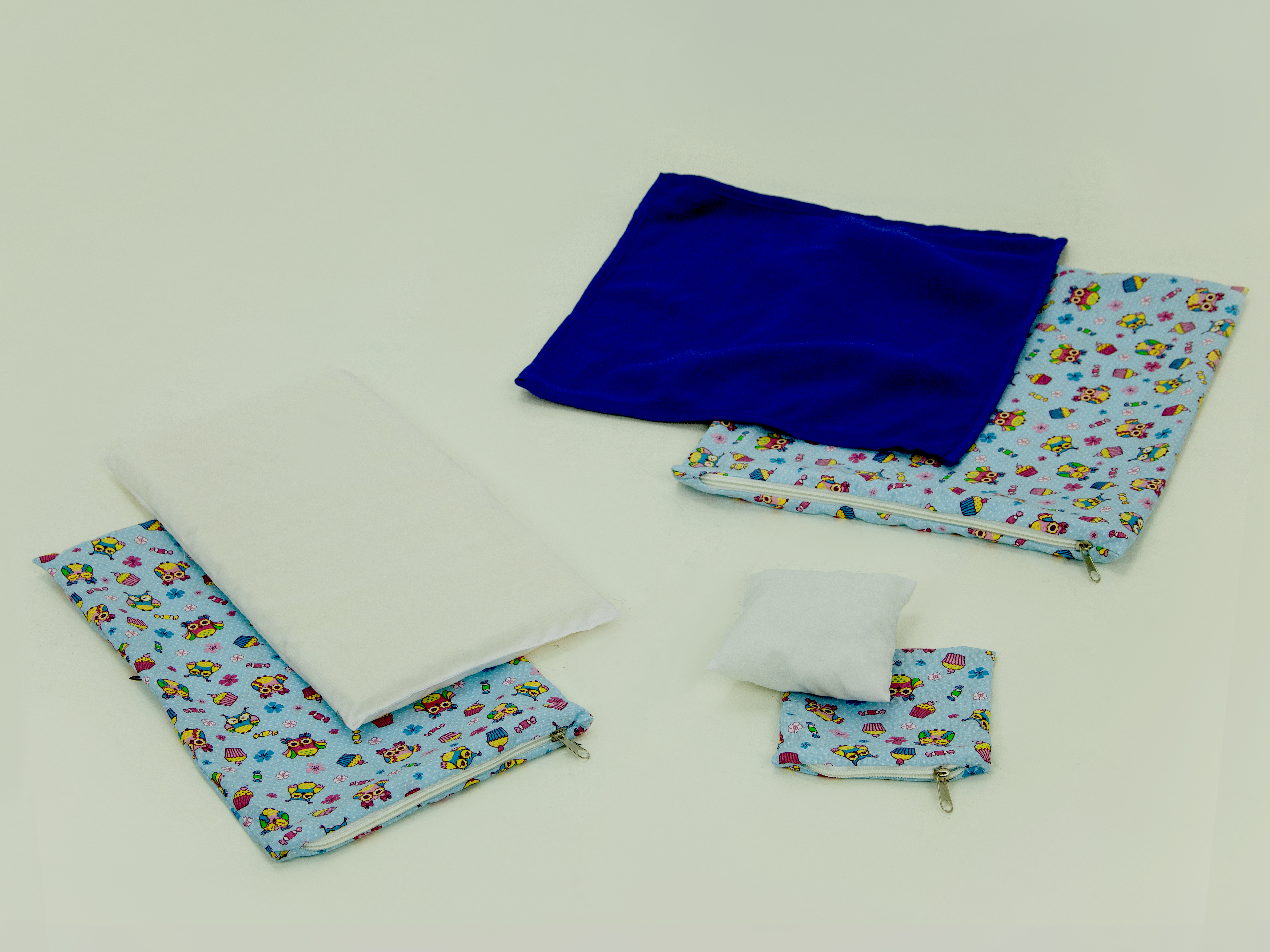 Комплект постельного белья для кроватки-качалки 1 из ткани с детским рисунком