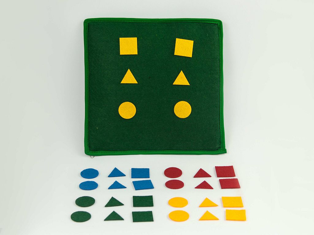 Зеленый квадрат Фланелеграф