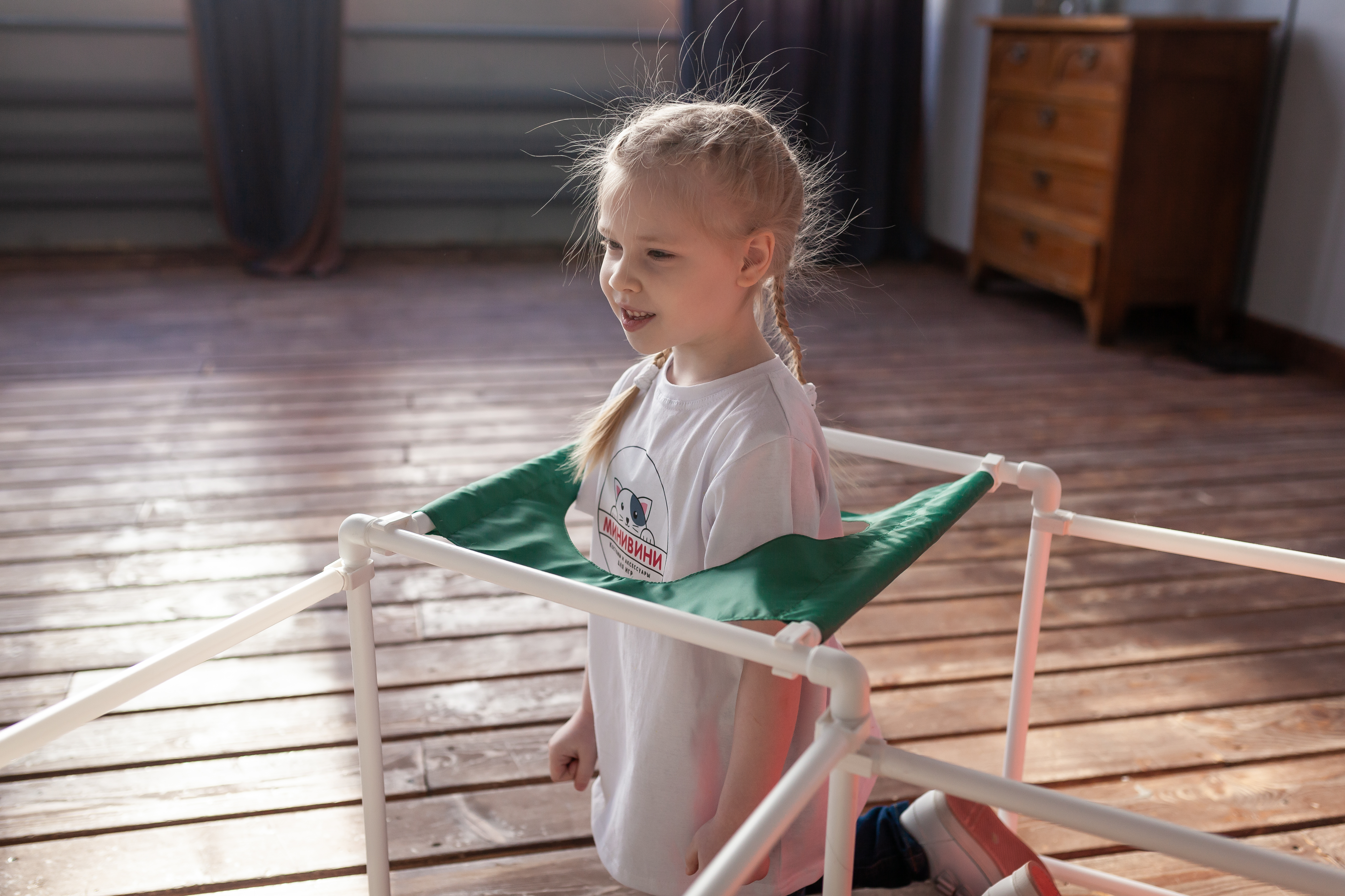 Лабиринт.Трансформируемый напольный комплекс для подлезания, перелезания, перешагивания