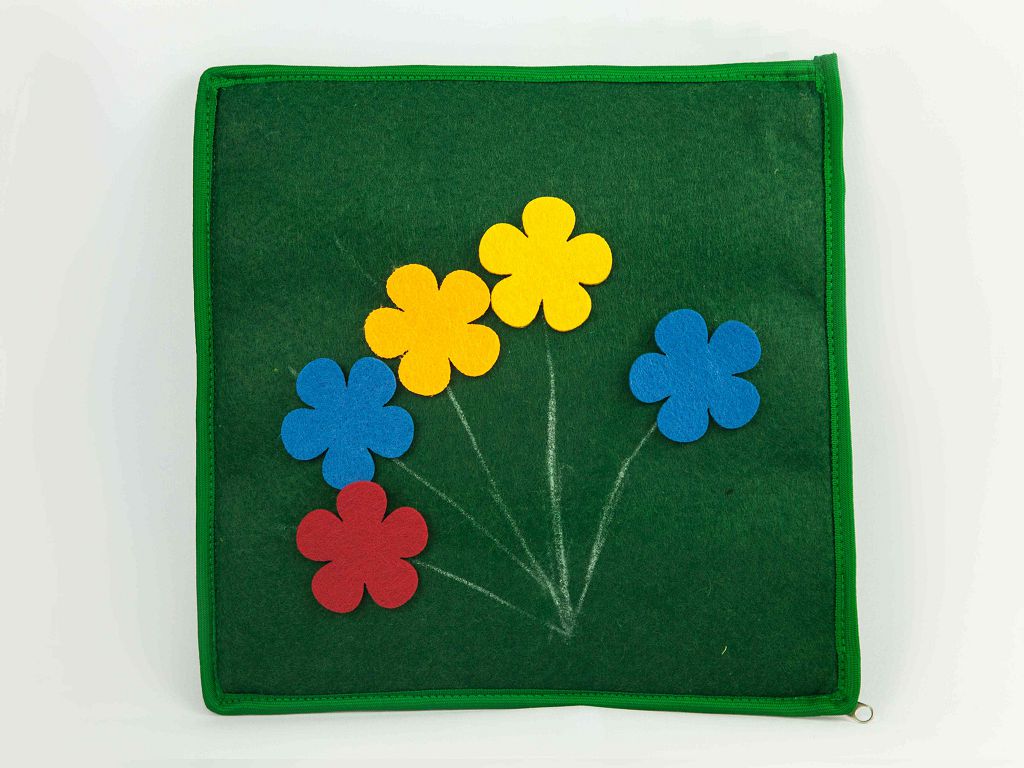 Зеленый квадрат Фланелеграф