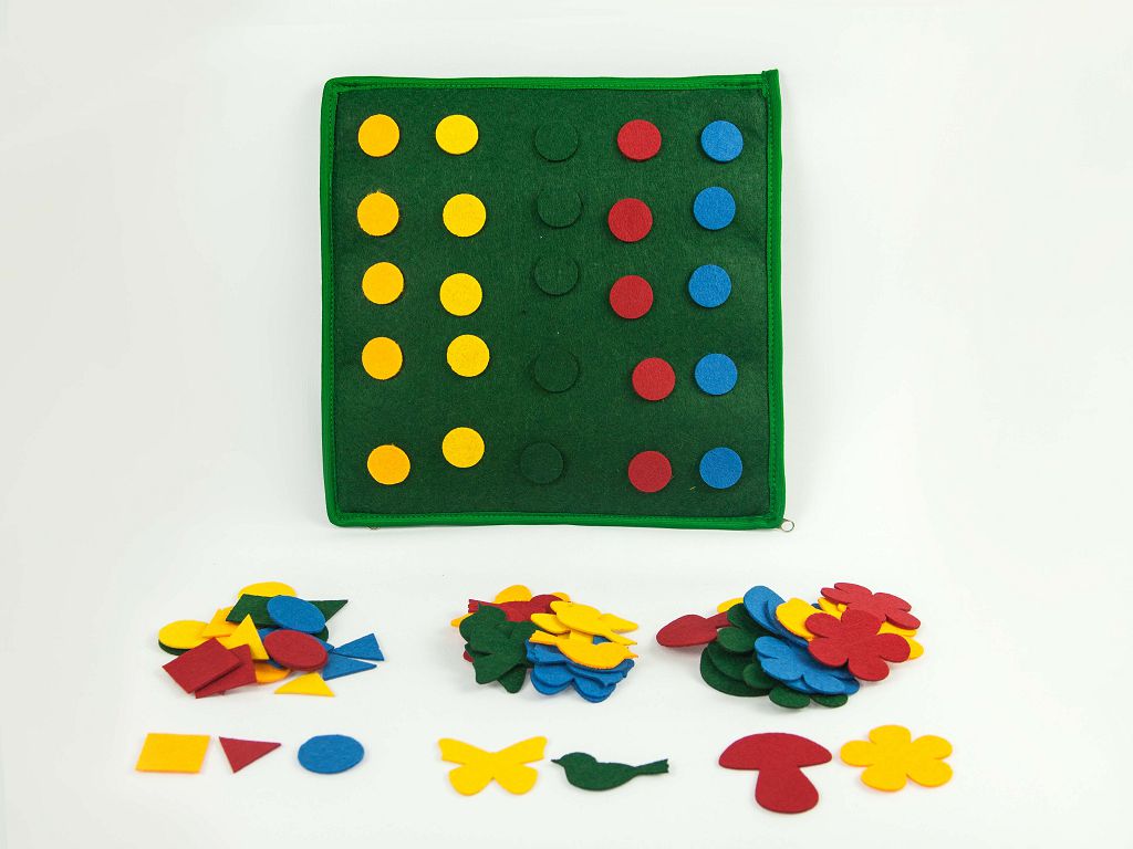 Зеленый квадрат Фланелеграф