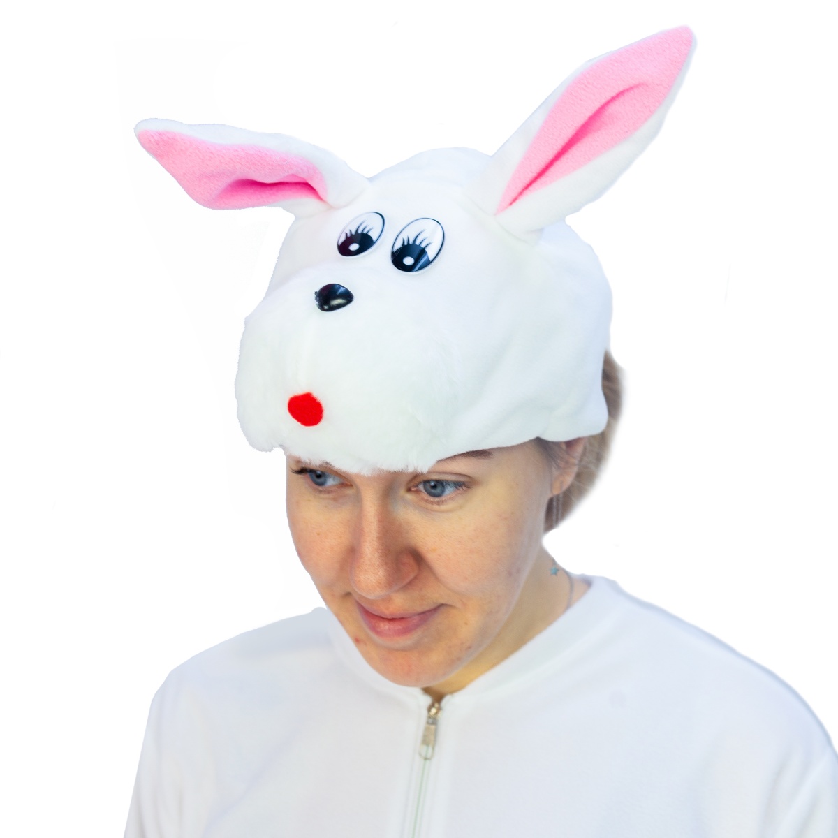 Заяц (шапочка)