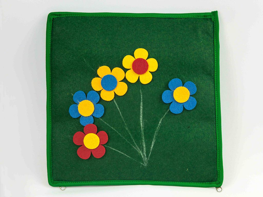 Зеленый квадрат Фланелеграф