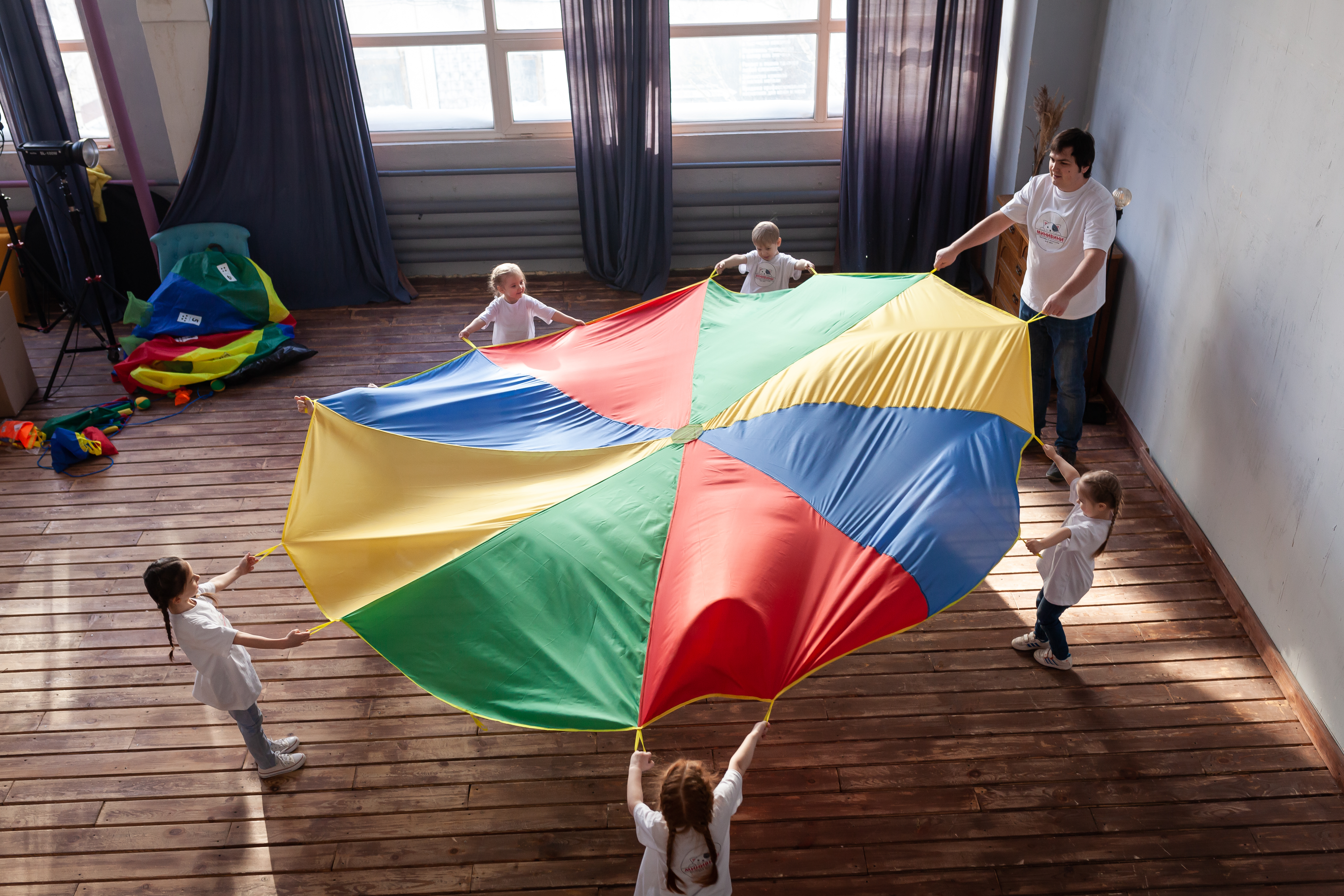 Парашют 2,5 метра с сумкой