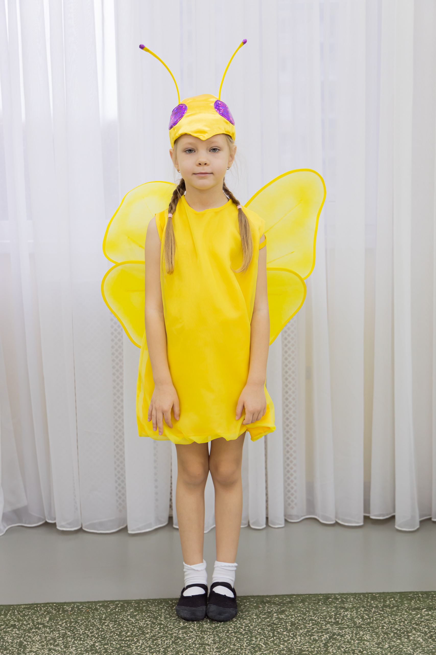 Бабочка (шапочка + платье + крылья)