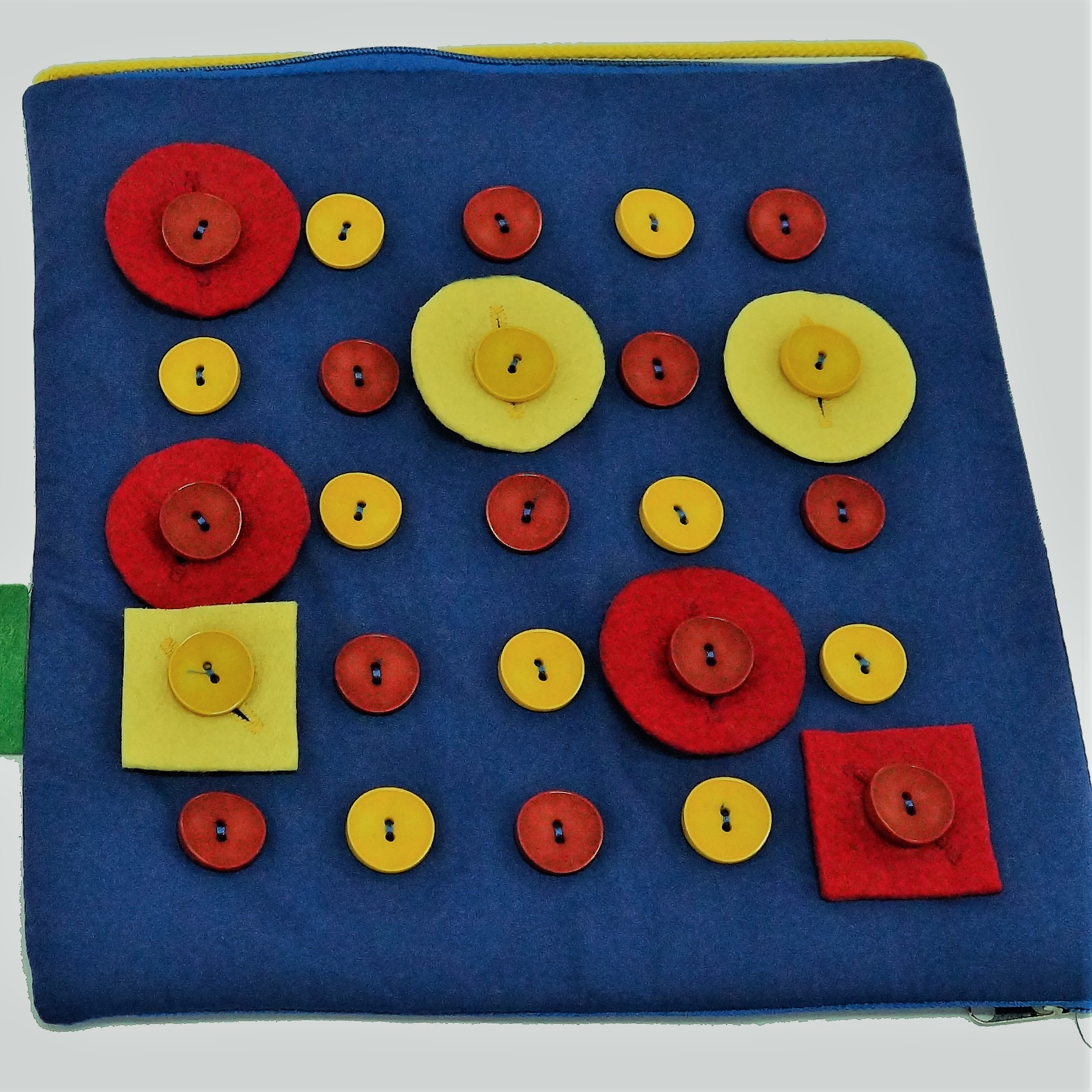 Синий квадрат Пуговицы