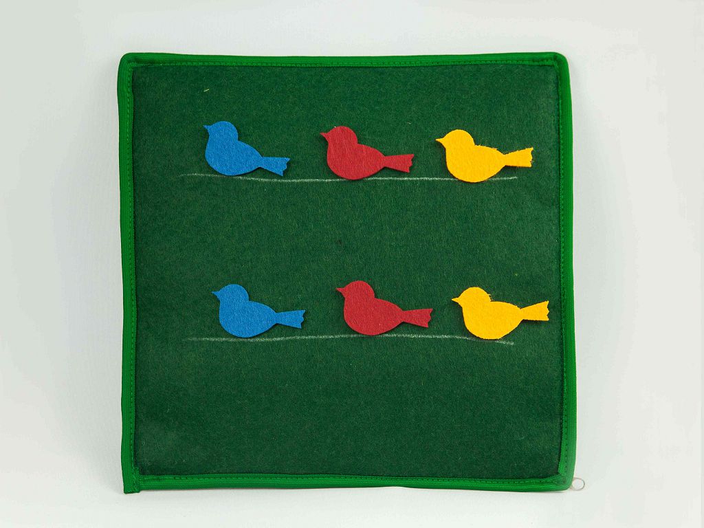 Зеленый квадрат Фланелеграф