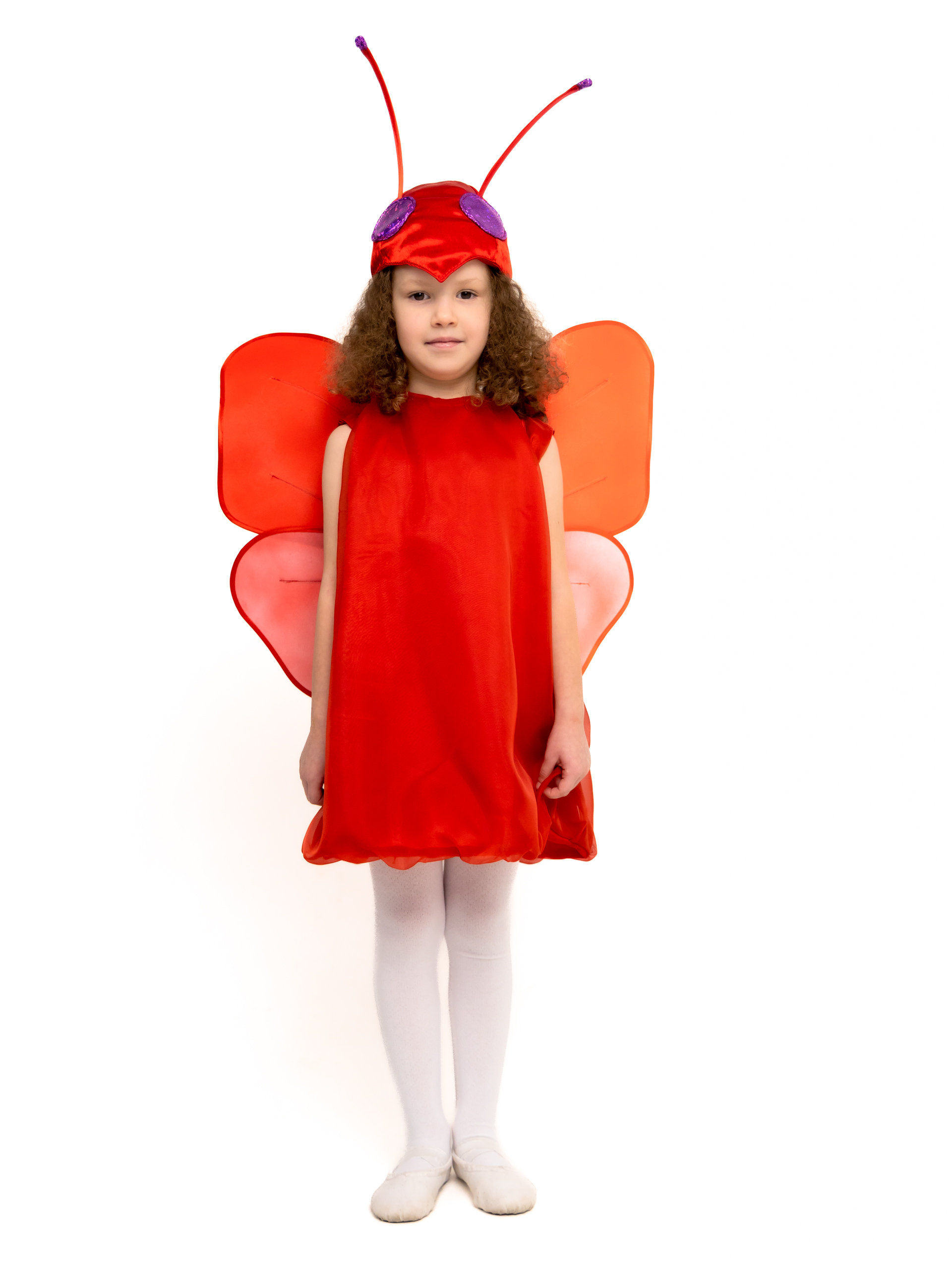 Бабочка (шапочка + платье + крылья)