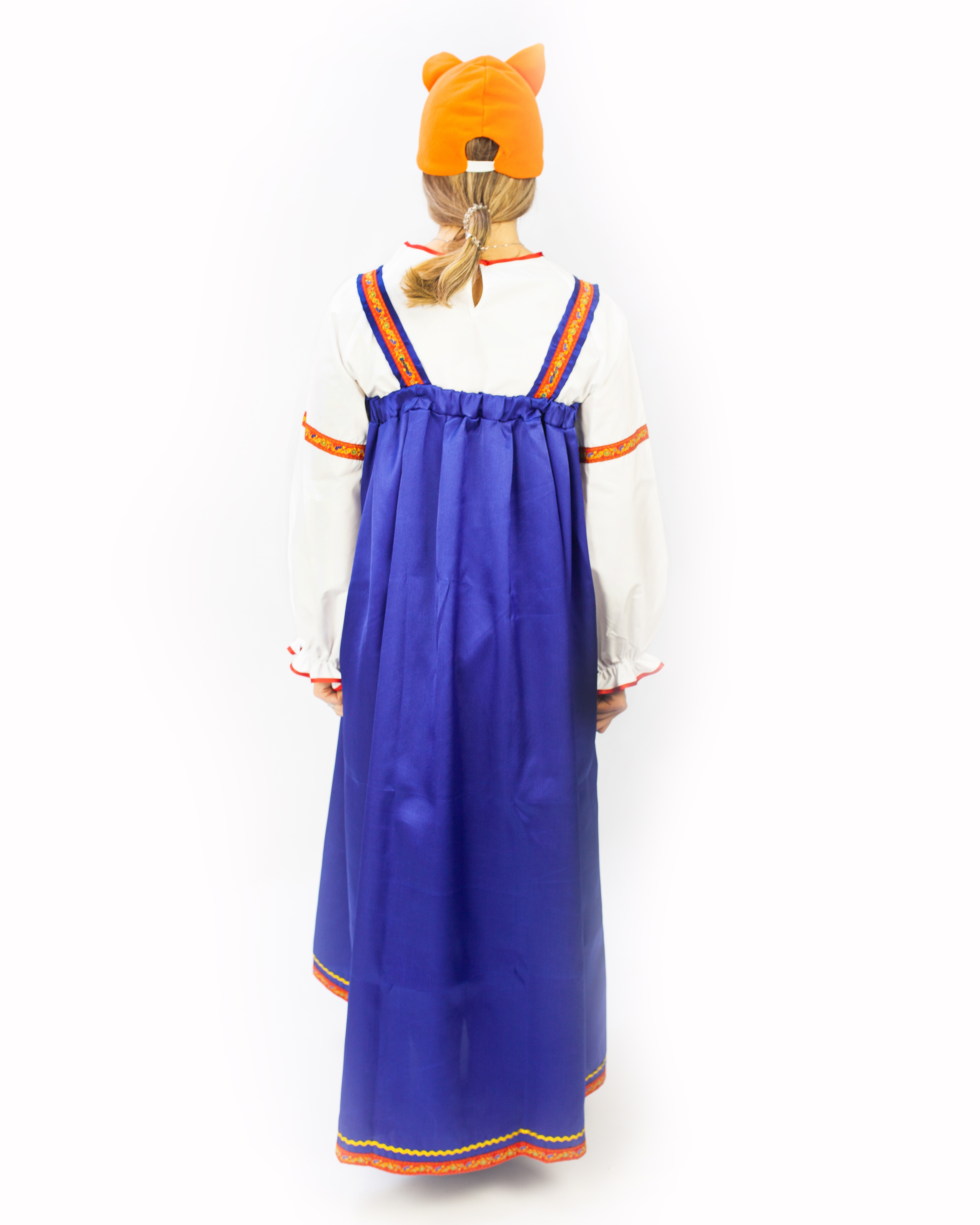 Лиса (сарафан + блуза + кокошник + шапочка)