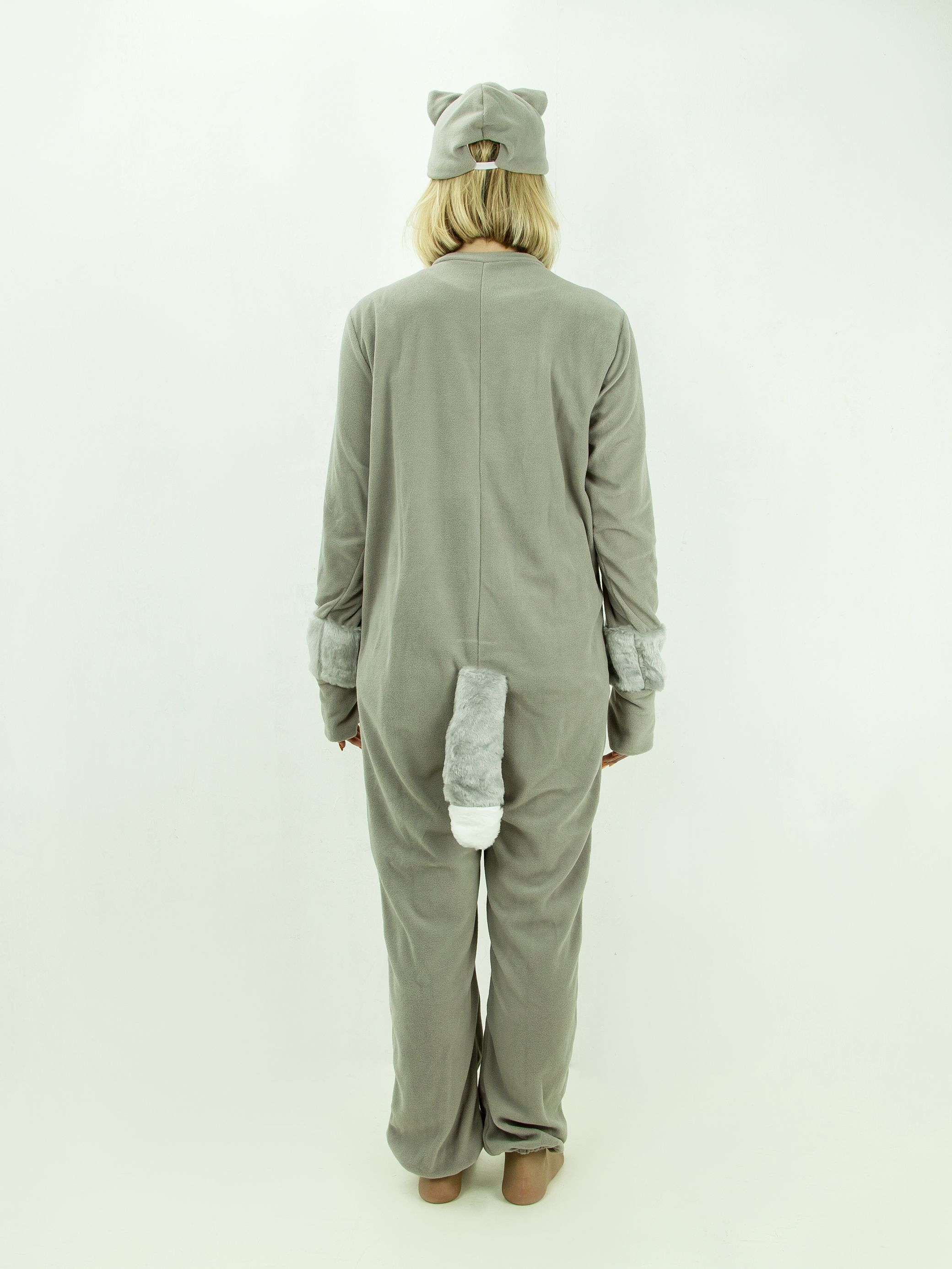 Кот (комбинезон + шапочка)