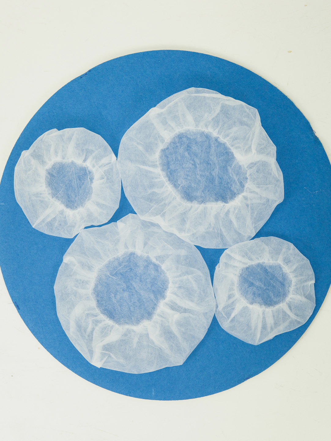 Набор шапочек для клиента - куклы(2 шт.) и клиента - ребенка (2 шт.)