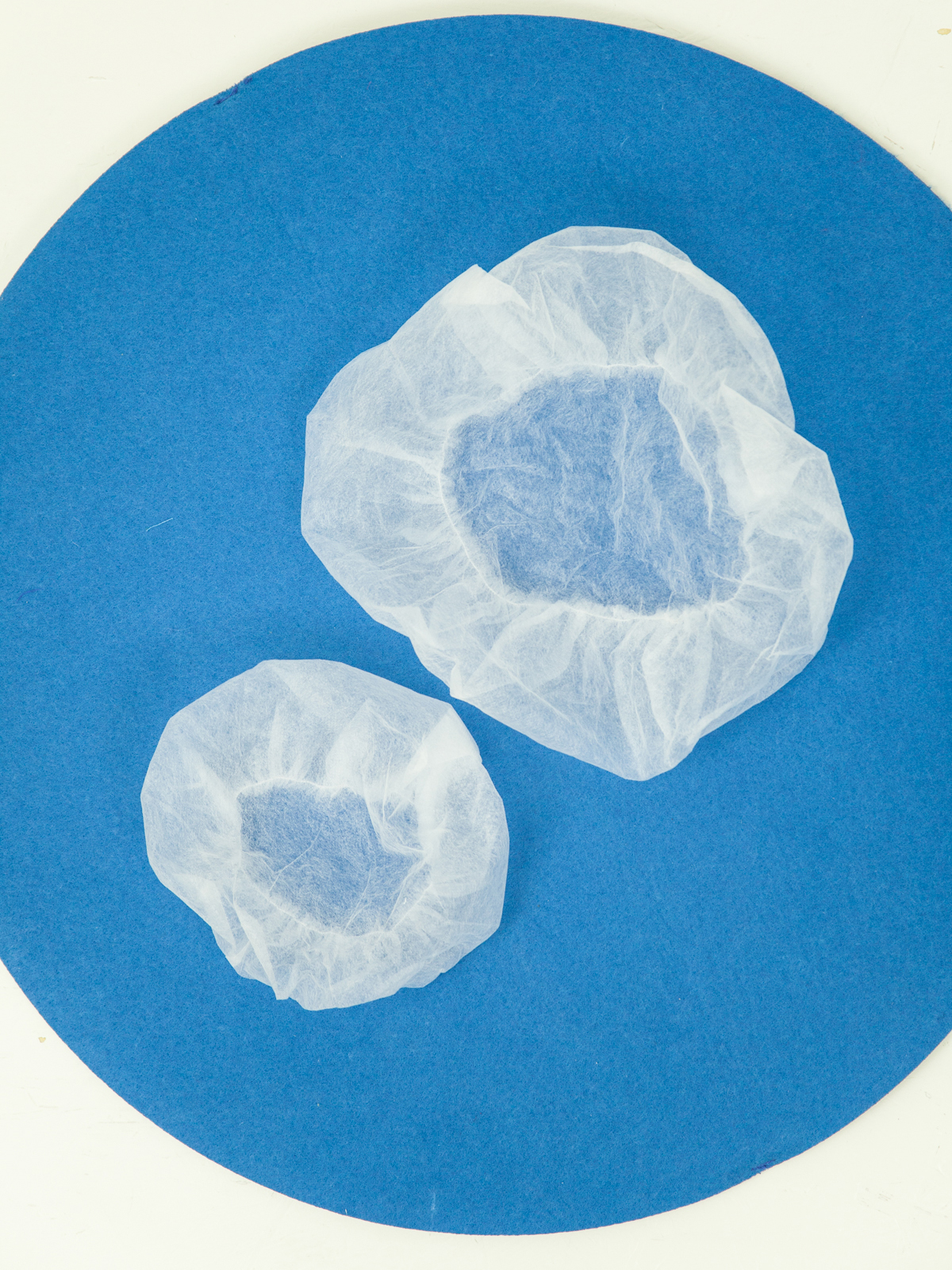 Набор шапочек для клиента - куклы(2 шт.) и клиента - ребенка (2 шт.)