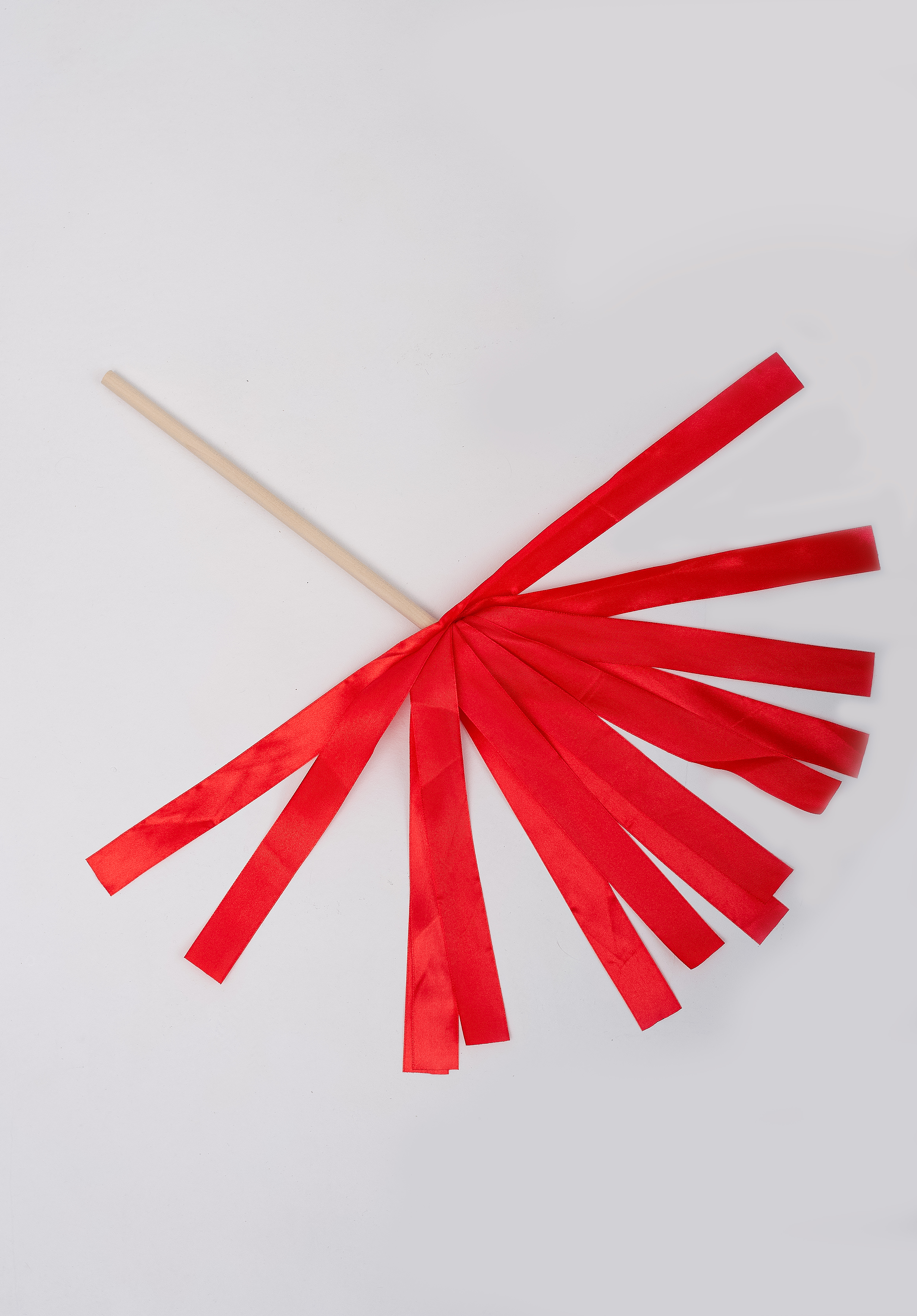 Набор султанчиков на палочке (белый, красный, синий)