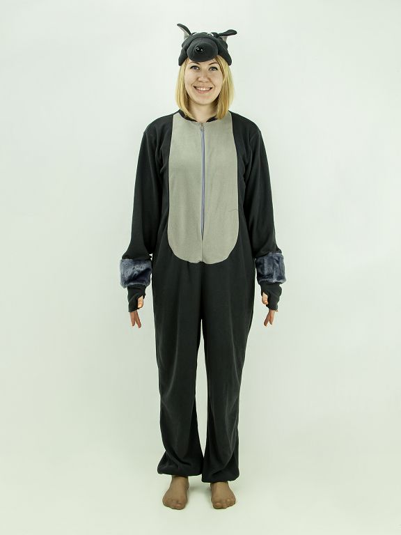 Волк (комбинезон + шапочка)