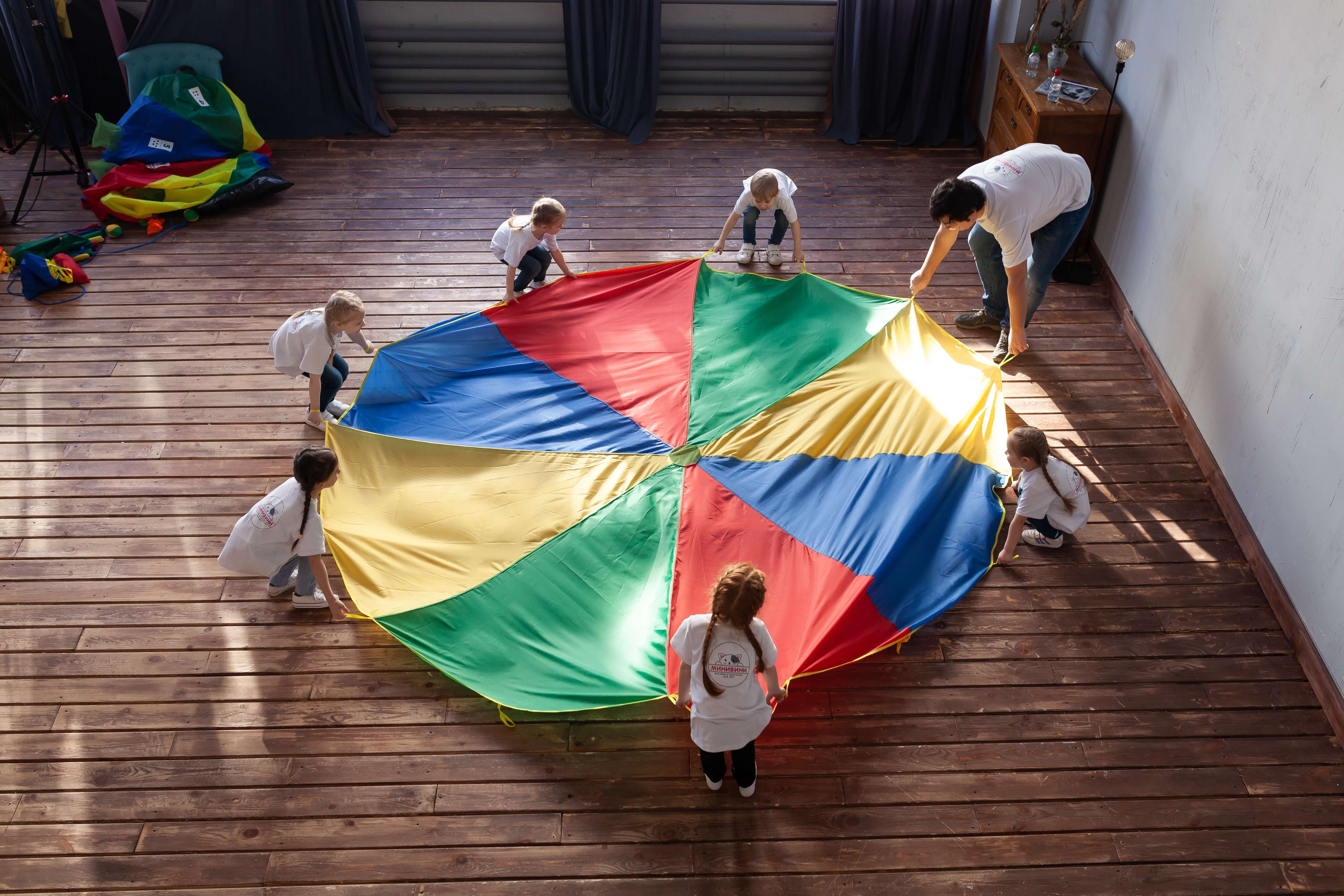 Парашют 2,5 метра с сумкой