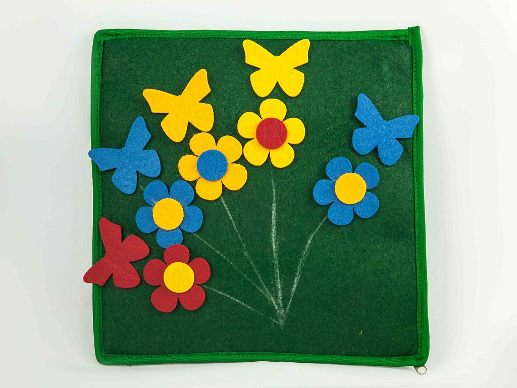 Зеленый квадрат Фланелеграф