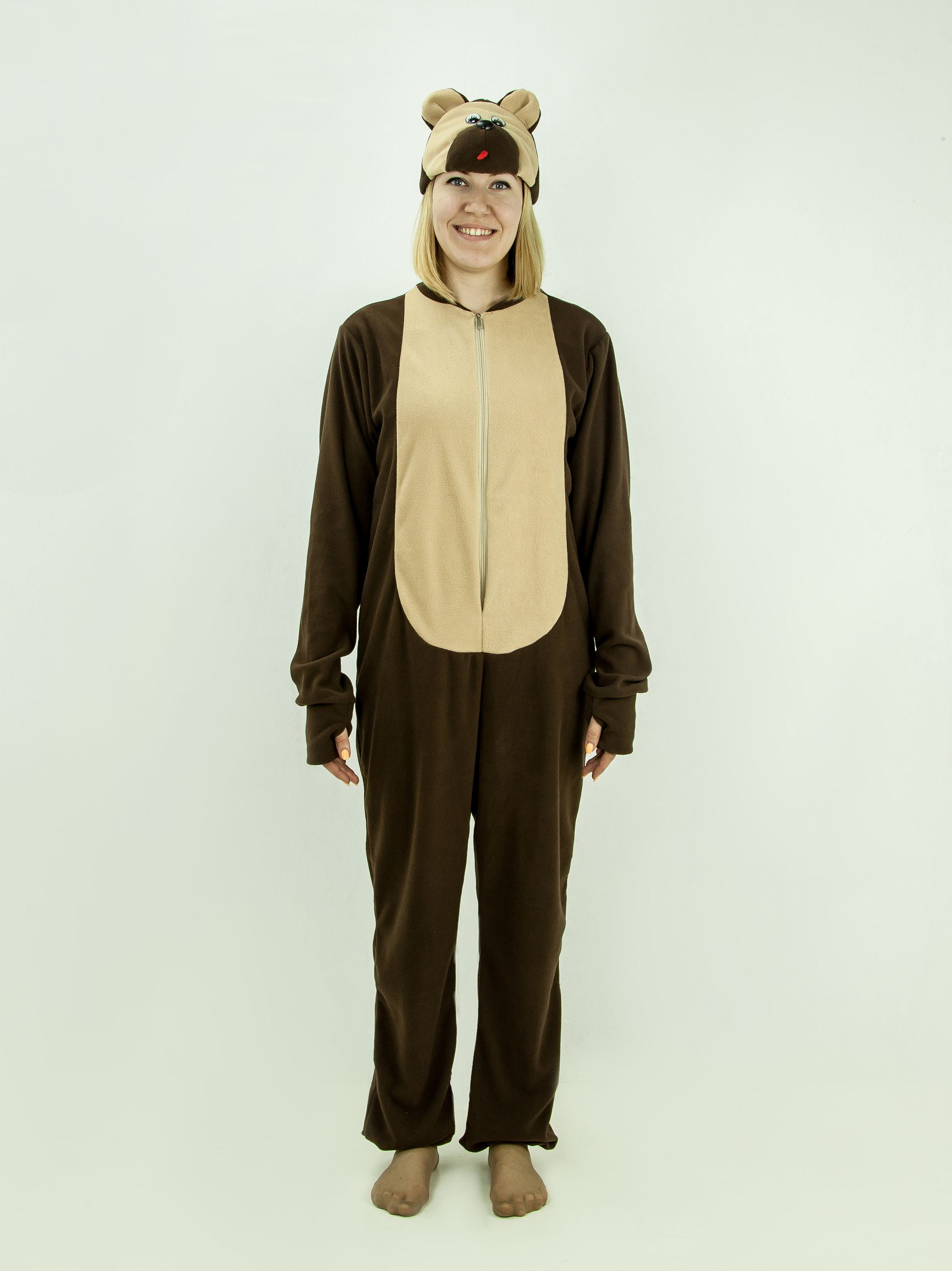 Медведь (комбинезон + шапочка)