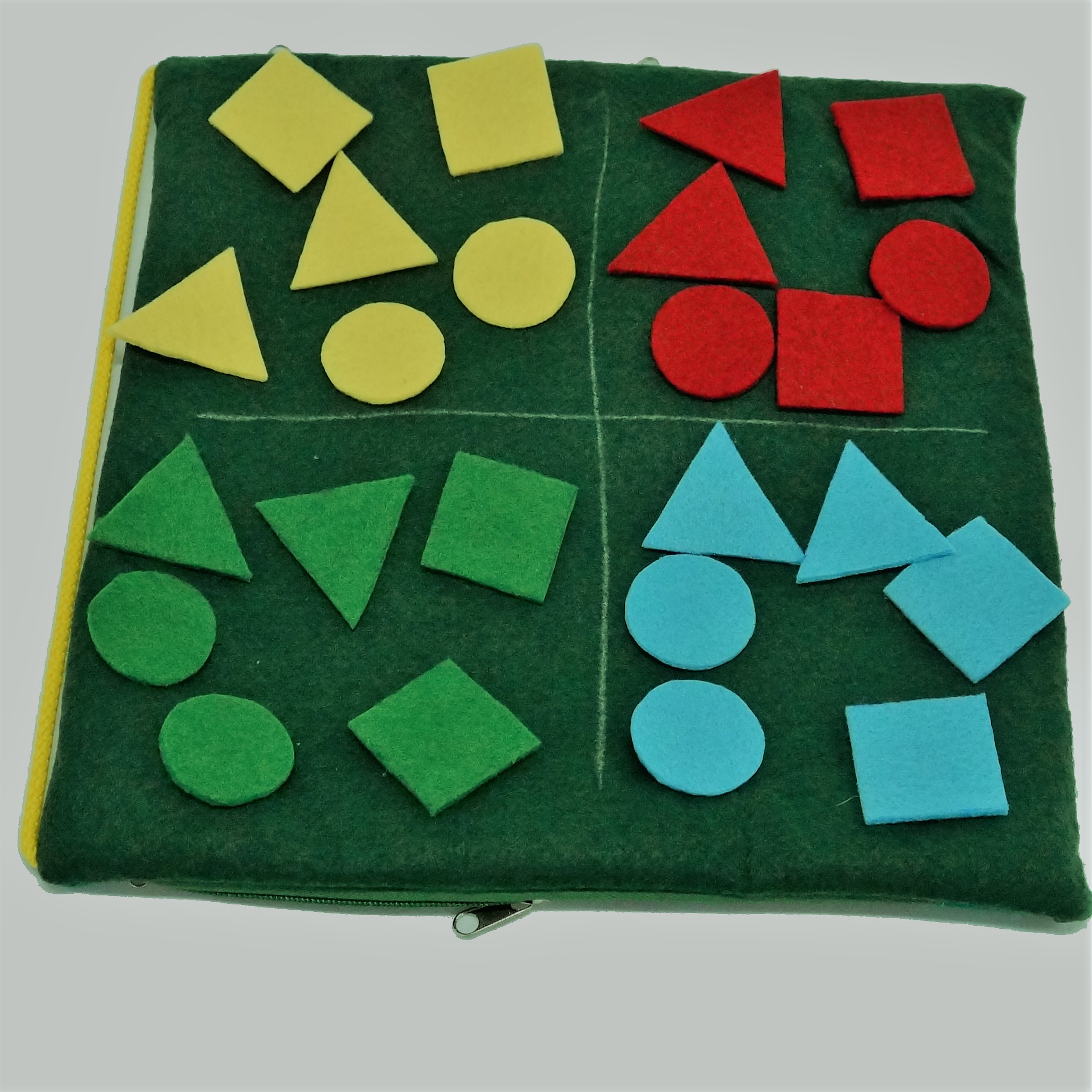 Зеленый квадрат Фланелеграф