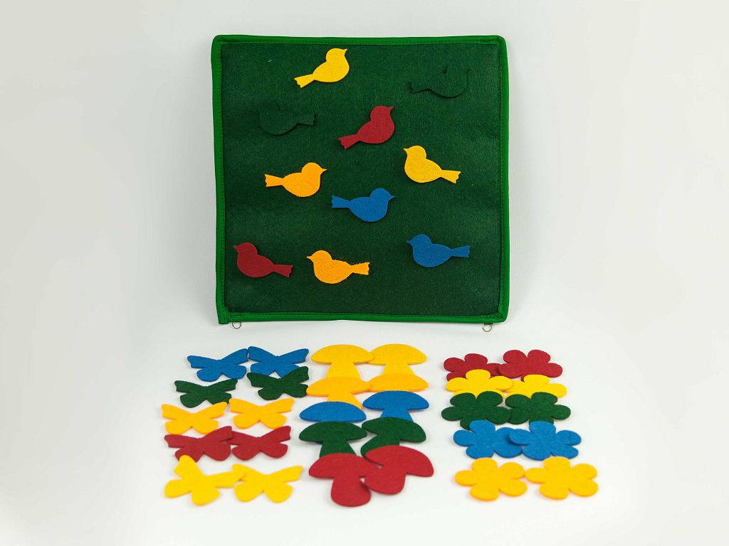 Зеленый квадрат Фланелеграф