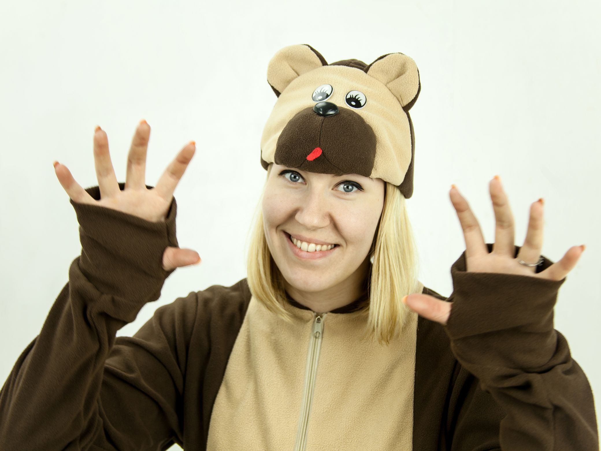 Медведь (комбинезон + шапочка)